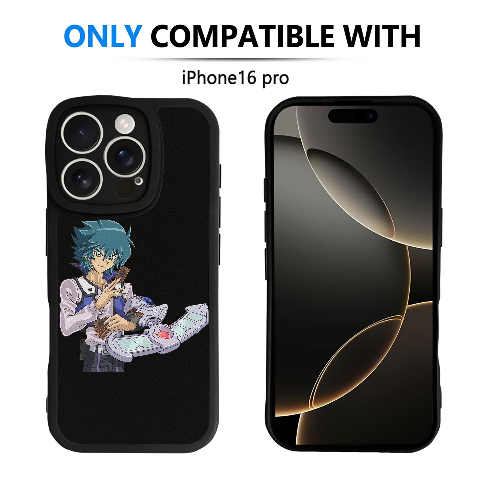 遊☆戯☆王 Yu-Gi-Oh! 【iPhone 16シリーズ対応】シリコンスマホケース（レザー調） 材質：シリコン